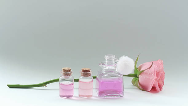 medicated oil glass perfume bottles